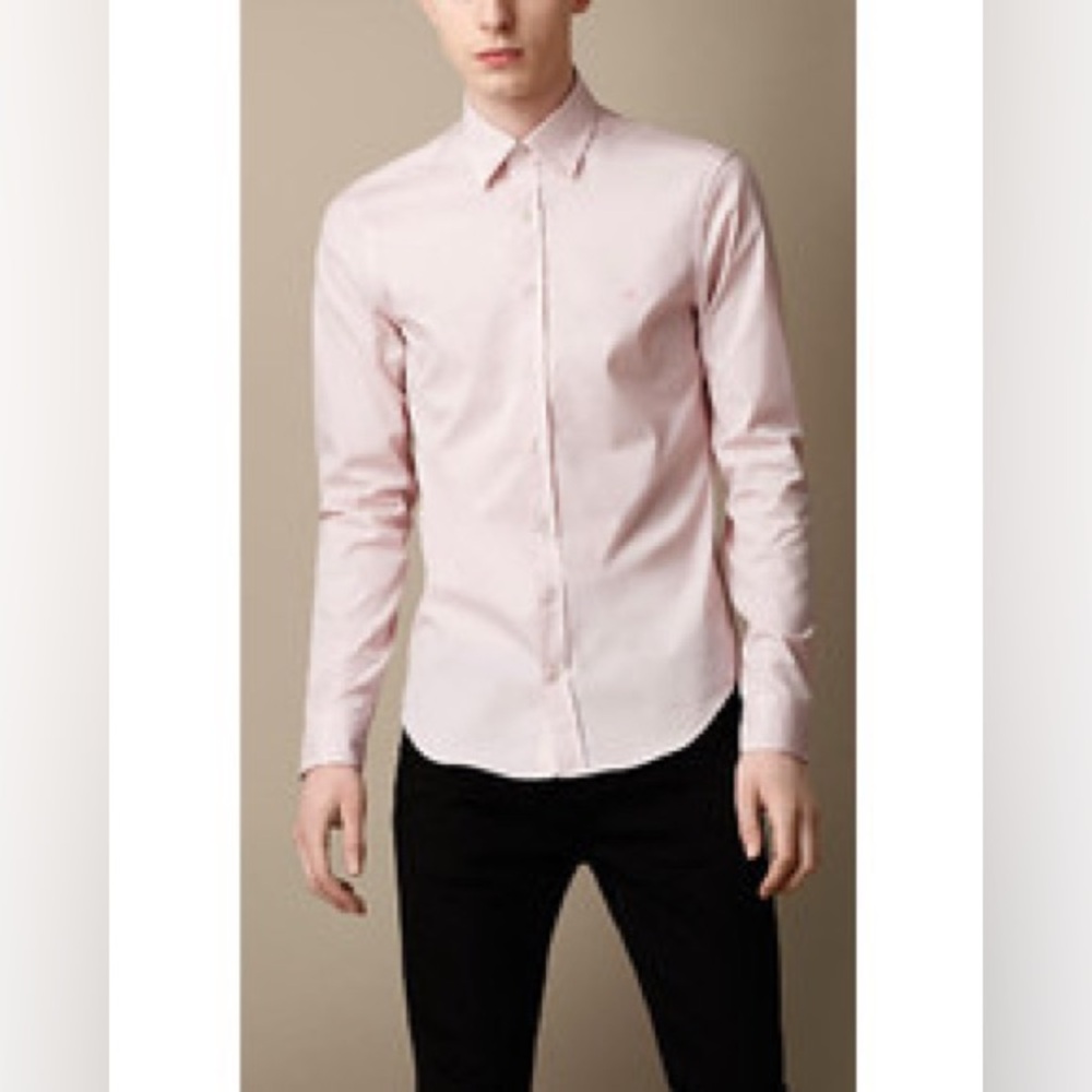BURBERRY Brit button down shirt size xl quiet luxury aesthetic